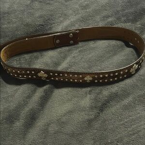 Nocona Leather Cowhide Belt